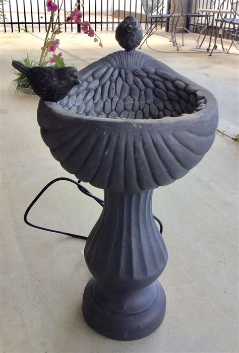 Essential Garden Outdoor Fountain w/ Birds | Outdoor fountain, Outdoor ...