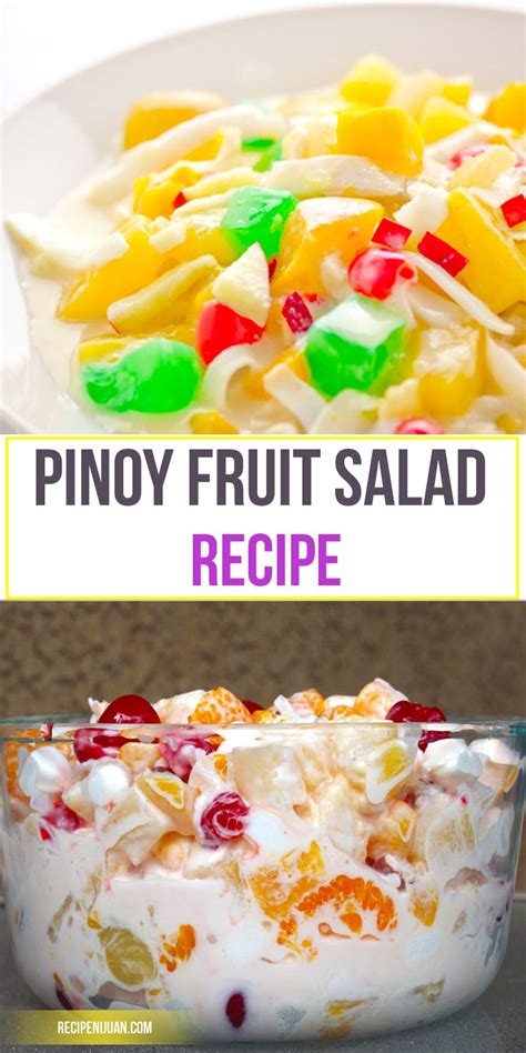 How to Make Filipino Fruit Salad Recipes