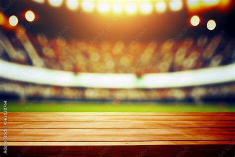 Stadium background created with generative Ai technology Stock Illustration | Adobe Stock