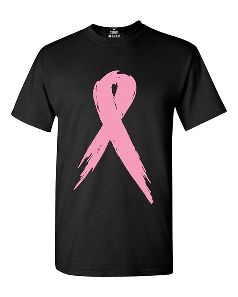 Pink Ribbon T shirt Breast Cancer Awareness Shirts High Quality 100 % Cotton T Shirt Fashion ...