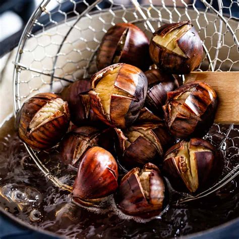 Boiled Chestnuts - How To Boil and Peel Chestnuts - Foolproof Living