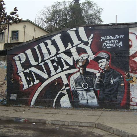 Public Enemy - Santiago, Chile : Graffiti