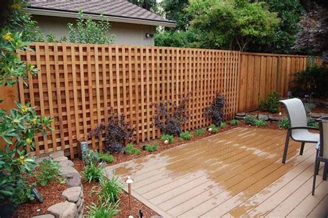 ground level deck ideas - Google Search | Garden fence panels, Lattice fence, Lattice garden