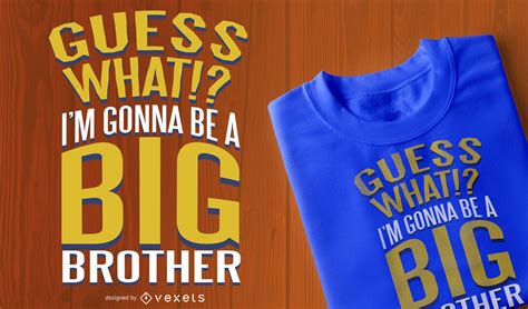 Big Brother T-Shirt Design Vector Download