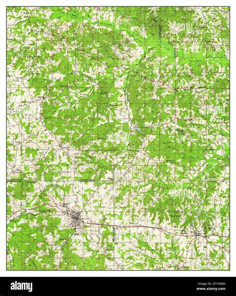 Arcadia, Louisiana, map 1950, 1:62500, United States of America by ...