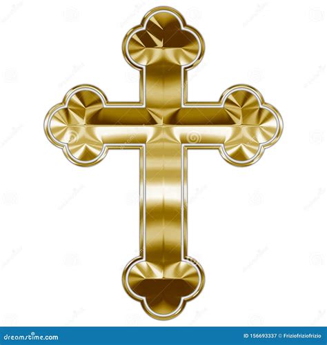 Orthodox Christianity Religion Symbols Vector Illustration. Isolated ...