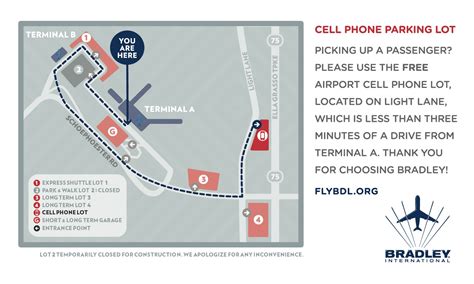 Bradley International Airport Parking Map – The World Map