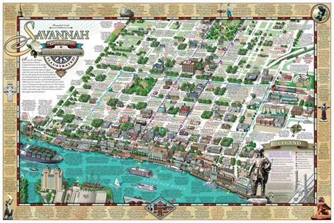 Printable Map Of Savannah Historic District - prntbl ...