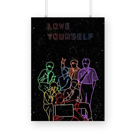 BTS Love Yourself A3, A4 poster - buy on KdropCart Shop