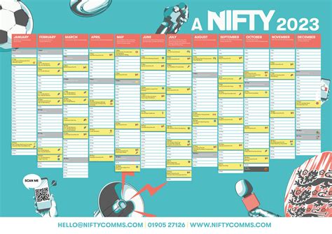 2023 Sports Calendar - Nifty Communications