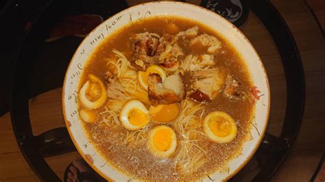 Homemade tonkotsu ramen via Joshua Weissman YouTube recipe - Dining and ...