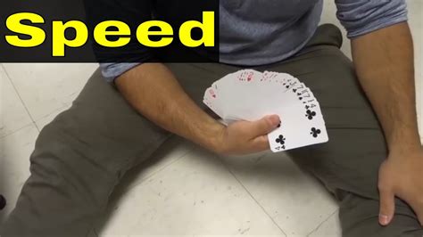 How To Play Speed-Card Game Tutorial - YouTube