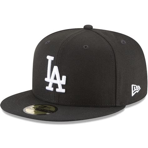 Men's Los Angeles Dodgers New Era Black 59FIFTY Fitted Hat