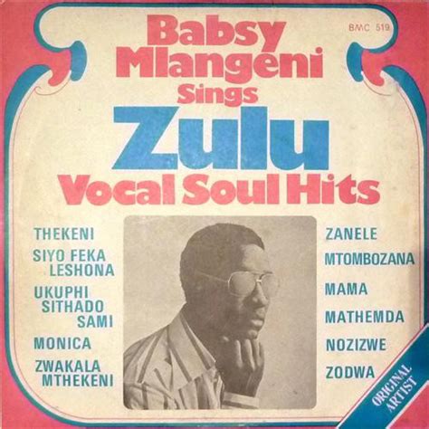 Babsy Mlangeni - Babsy Mlangeni Sings Zulu Vocal Soul Hits (1976, Vinyl) | Discogs