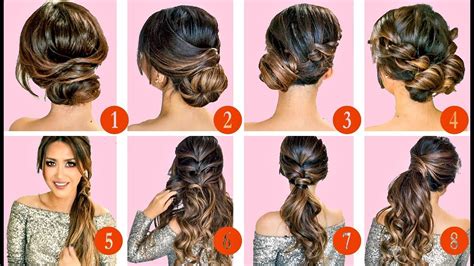 🔴 10 ELEGANT HAIRSTYLES & UPDOS 🔴 | EASY HAIRSTYLE TUTORIAL for LONG ...