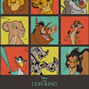 Disney The Lion King Characters 90S Grid Digital Art by Tran Lieu Ly - Fine Art America