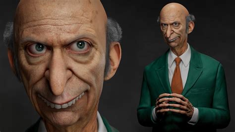 3D Model of Mr. Burns(Real time) - YouTube