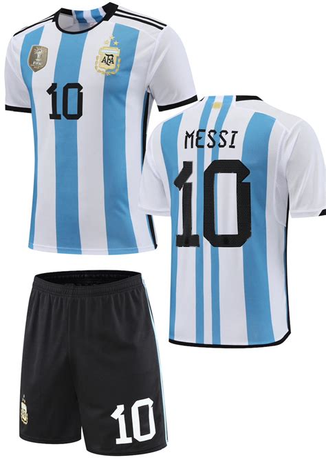 Football Jersey Argentina home 22/23 Messi number#10 (soccer shirt / f – The FootyMan