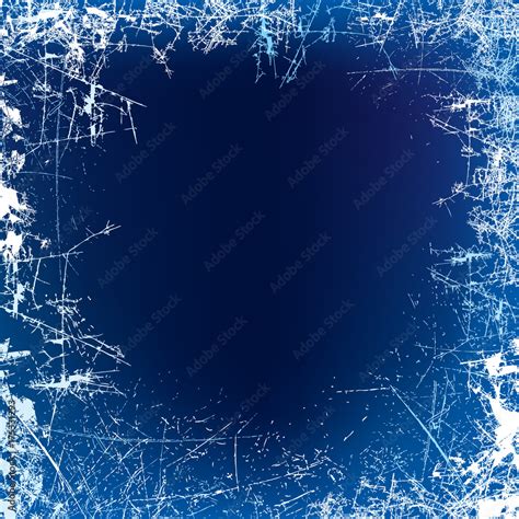 New Year background. Frosted glass texture. Night frosted window. Vector illustration Stock ...