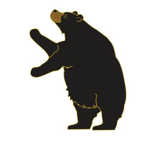 Black Bear Outline - Cliparts.co