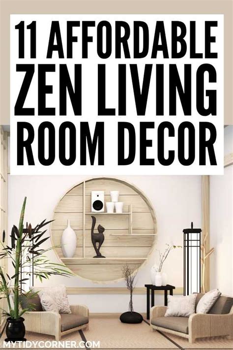 Zen Living Room on a Budget - 12 Affordable Decor Ideas