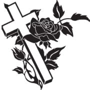 cross and rose clipart - Clip Art Library