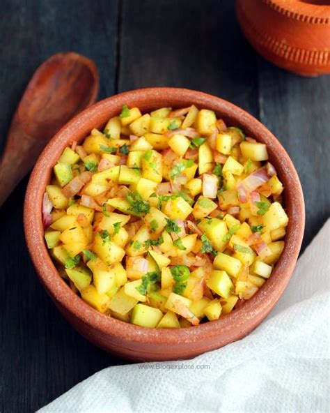 Raw Mango Kachumber | Raw Mango Salad Recipe - Indian Recipes - Blogexplore