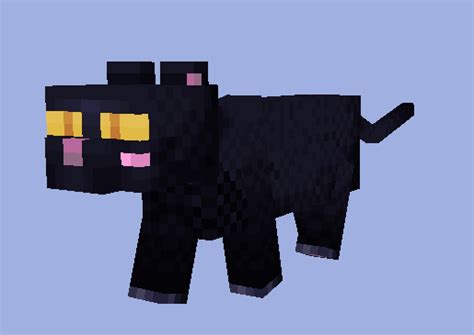 Cute black cat || [HD] Minecraft Mob Skin