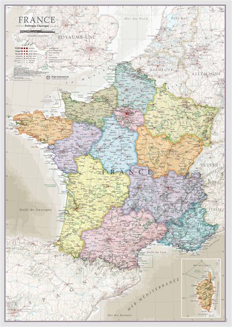 Just a map of France (by Maps International) : r/MapPorn