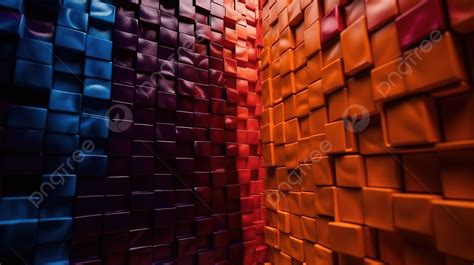 Red Brick Abstract Wallpaper With 3d Wall Texture Colorful Pattern For Stylish Wall Decoration ...