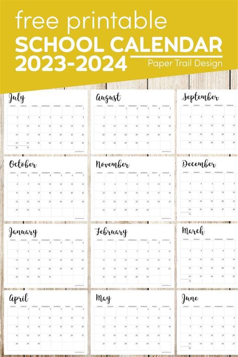 the free printable monday start calendar is shown on a wooden table with a pencil and flower