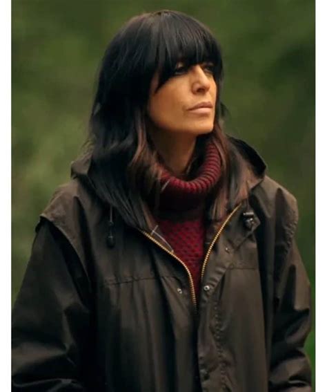 The Traitors Claudia Winkleman Hooded Black Jacket