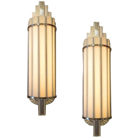 Art Deco Large Theater Wall Sconces | 1stdibs.com | Art deco wall sconce, Vintage wall sconces ...