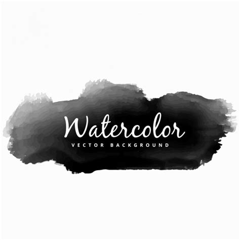 Free Vector | Black watercolor splash