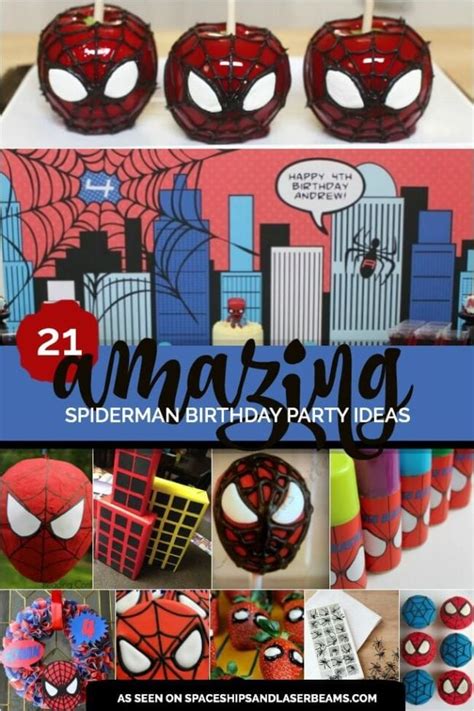 21 Spiderman Birthday Party Ideas - Spaceships and Laser Beams