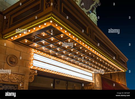 Old Movie Theater Marquee Sign