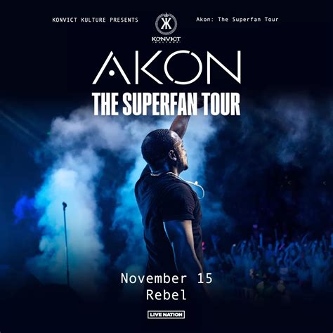 AKON: SUPER FAN TOUR – REBEL Entertainment Complex