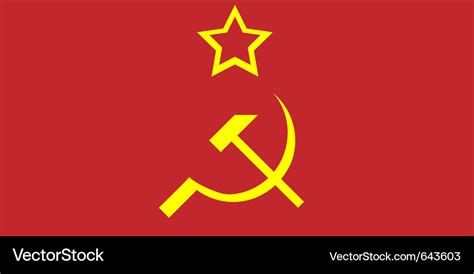 Soviet union flag Royalty Free Vector Image - VectorStock