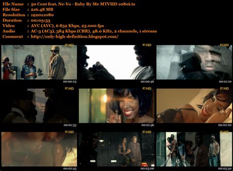 Only High Definition: 50 Cent feat. Ne-Yo - Baby By Me MTVHD 1080i