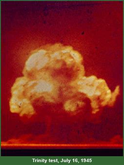 Manhattan Project: The Trinity Test, July 16, 1945