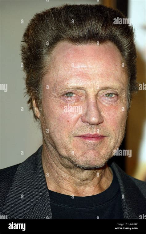 CHRISTOPHER WALKEN CATCH ME IF YOU CAN LA PREM WESTWOOD LOS ANGELES USA 16 December 2002 Stock ...