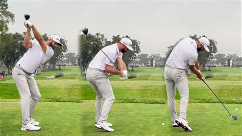 DUSTIN JOHNSON GOLF SWING 2021 - IRON & DRIVER - SLOW MOTION 240FPS 4K ...