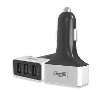 Ładowarka samochodowa Unitek SMART 3x USB 2.4A; Y-P539C | Usb, Smart