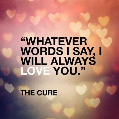 Lovesong The Cure | The cure love song, The cure lyrics, Lyric shirts