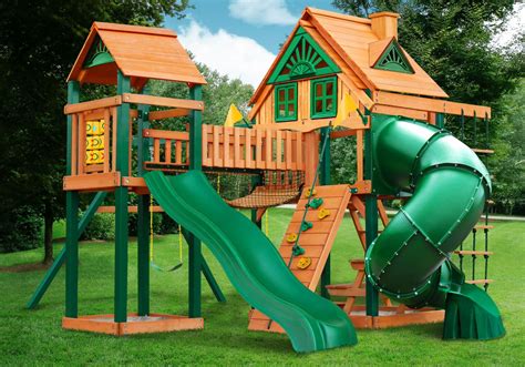 Horizon w/ Clatter Bridge & Tower, Tube Slide & Treehouse w/ Fort Add ...