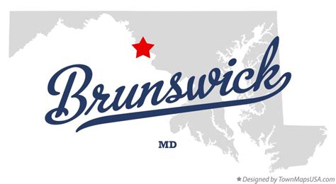 Map of Brunswick, MD, Maryland