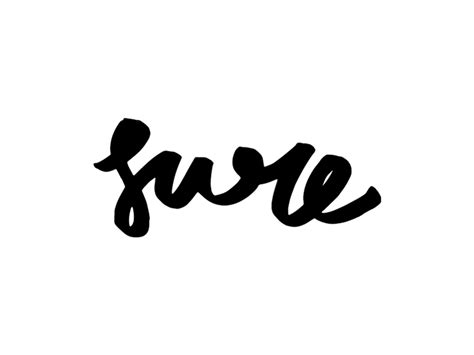 Sure Sure by Alex Kaufman on Dribbble