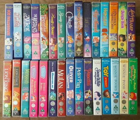 VHS DISNEY-BIANCANEVE NANI-RE LEONE-IL VENTO TRA SALICI-TOPOLINO LUPO ...