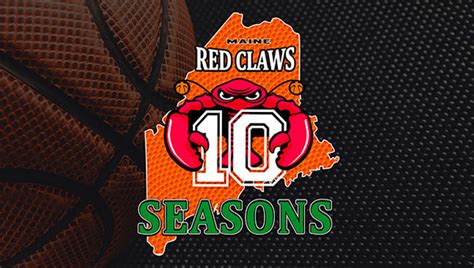 Red Claws: 10th Season Logo - Trueline