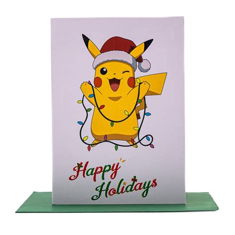 Pokemon - Pikachu Christmas Greeting Card - Things For Home - ZiNG Pop ...